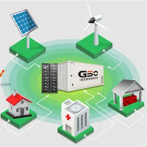 500kW generatore solare 100kWh BESS litio Caes energia per 500kwh ibrido sistema di energia solare