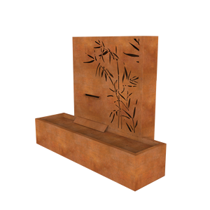 Vườn nước đài phun nước corten vật liệu thép ngoài trời đài phun nước vườn mưa Rèm waterwall - Product Image 2