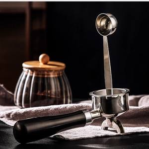 Accesorios para Café, Herramientas Modernas 2 en 1, Cucharas para Café de Acero Inoxidable, Prensa para Granos de Café con Fondo Prensado, Cuchara para Moler - Product Image 6