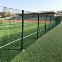 Panneau de clôture en treillis soudé galvanisé à chaud avec cadre thermolaqué, moderne, écologique et durable pour autoroute, jardin et aire de jeux