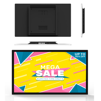 Écran publicitaire LCD 32/43/55/65 pouces, résolution 4K, panneau de menu mural numérique pour vidéo intérieure avec SDK OEM