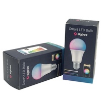 Boîte ondulée à LED, impression personnalisée, boîte d'emballage électrique avec interrupteur économiseur d'énergie, prise d'éclairage