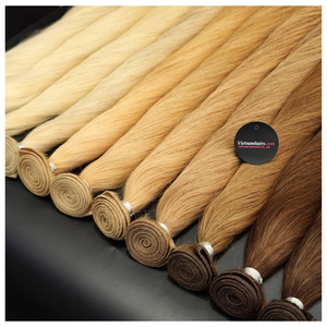 Extensions de cheveux naturels de luxe Genius Weft 100% cheveux humains, double épaisseur, sans couture, confortables à porter, vente en gros - Product Image 2