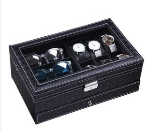 Xem trường hợp hiển thị cho đồng hồ quay số lớn, quà tặng Giáng sinh, xem hộp tổ chức với nắp kính, có thể tháo rời nhung xem gối, - Product Image 4