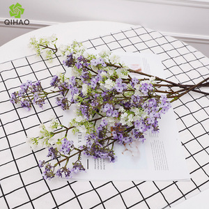 QIHAO Artificial Miniature Pear Blossom 81cm <b>Silk</b> <b>Flower</b> High Simulation Home Decor Photography Props - Product Image 2