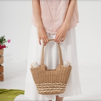 Sacs pour femmes, sacs fourre-tout pour femmes, boutique en ligne de vente en gros, matériau en fibre tissée, écologique, durable, pochette de plage d'été