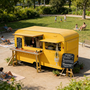 Chariot de restauration haut de gamme, chariot alimentaire mobile pour service de location commerciale - Product Image 1