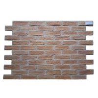 NEU best-seller vieille feuille de brique rouge pour la décoration murale extérieure 3D briques artificielles carreaux de mur de briques pour façade extérieure