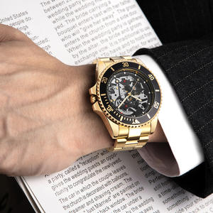 Reloj de Lujo Dorado para Hombre - Reloj de Marca de Moda - Reloj Mecánico Automático de Alta Calidad para Hombre - Product Image 2