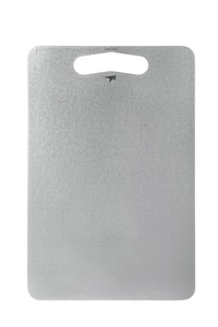 Tabla de Cortar Rectangular Premium de Titanio Puro Ecológica Color Gris Plata con Textura de Seda Fácil de Limpiar para Uso en Cocina y Campamento al Aire Libre - Product Image 3