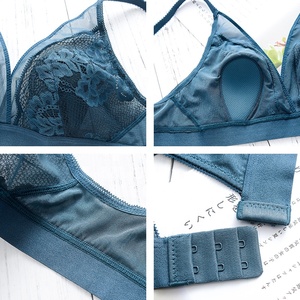 Sexy Wireless Bras for Women Ultra <b>Thin</b> Lace Bralette Deep V Plunge Bra Sexy Hot Ladies Bra Women Wear <b>Wire</b> Free Instock 3/4cup - Product Image 6