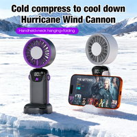 Nouveau Ventilateur Portable 2026 à Logo Personnalisé, Haute Vitesse, Trois Vitesses, Mini Ventilateur d'Extérieur Rechargeable USB pour Voiture et Camping-Car, Idéal pour l'Été