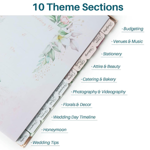 Planificador de Bodas Personalizado, Planificador de Presupuesto para Novias, Lista de Tareas, Diario, Lista de Verificación, Organizador de Agenda con Pestañas - Product Image 3