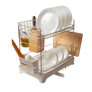 2025 égouttoirs à vaisselle égouttoir réglable bec crépines étendoir évier maison armoire organisateur stockage en boîte - Product Image 5