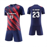 Futbol Futbol Isı Transferli Yetişkin Unisex Takım Forması Seti Elastik Bel Kısa Kollu Nefes Alabilen Hızlı Kuruyan Jersey Polyester