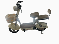 Moped électrique économique 500W, vélo de banlieue, contrôleur 6 tubes, clignotants et alarme antivol