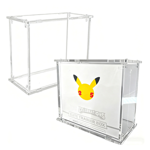 Nhà máy tùy chỉnh bán buôn có thể tháo rời Poke Mon Acrylic etb hộp trò chơi, thích nghi với TCG Booster và hộp đào tạo ưu tú - Product Image 1