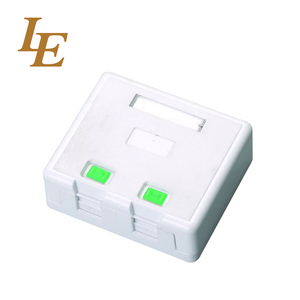 Caja Terminal de Red para Montaje en Superficie LE S019 CAT5E RJ45 con Soporte STP/UTP, Conector Krone IDC PCB - Product Image 3