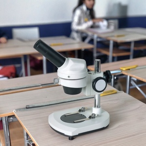 AS-T1 monoculaire éducatifs usage étudiant stéréo microscope avec fixe objectif 2x et Corps En Métal - Product Image 3