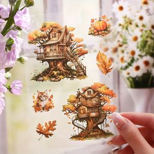 Ensemble de 20 autocollants personnalisés en PET, série <span class=keywords><strong>Secret</strong></span> Garden, fleurs pour journal intime et décorations papier - Product Image 4