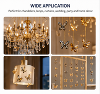 Pendentifs prismes en cristal transparent arc-en-ciel pour lustre, décoration moderne de luxe écologique