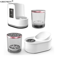 Nettoyeur de pinceaux électrique USB 3 en 1 pour la maison, nettoyage automatique, séchage rapide, nettoyeur de pinceaux de maquillage, ne blesse pas les cheveux, outil pour les ongles
