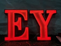 Lettres et chiffres lumineux LED 110V pour enseignes commerciales, décoration d'entrée de casino, hôtel, complexe hôtelier
