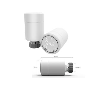 Termostato Intelligente Zigbee HY367 TRV Compatibile con Apple <span class=keywords><strong>Homekit</strong></span> M30*1.5 per Caldaia, Controllo Remoto tramite App WiFi per Casa Intelligente - Product Image 2