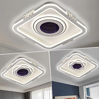 Moderne 3D Hexagone Nordique Mode LED Plafonniers Romantique Feux D'artifice Forme pour Salon Chambre Étude Blanc Nouvelle Surface
