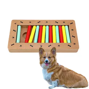 Best Newest Puzzle Toys Pet Feeder Treat Wooden Interactive Dog Puzzles To Cats