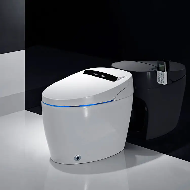 Modern multi functional intelligent wc bathroom ceramic design smart toilet automatic bowl smart seat