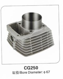 Nuevo Bloque de Cilindro CG250 de Aleación de Aluminio y Hierro Fundido con Boro, Diámetro de 67 mm - Product Image 2