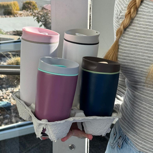 Nouvelle tasse à café isotherme en acier inoxydable à double paroi de 20 oz avec logo personnalisé, design original, couvercle anti-fuite, qualité supérieure, pour voiture - Product Image 2