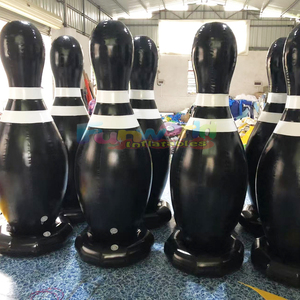 Juego de bolos humano inflable gigante con rampa para pelota zorb de hámster en venta - Product Image 6