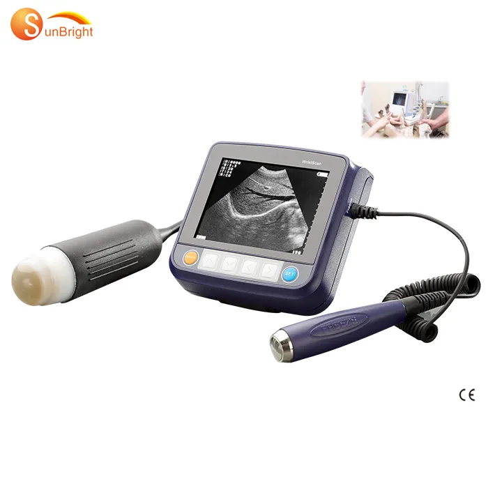 Handheld Easy Scan Dog Pet Vet Ultrasound Machine for Veterinary Goat Bovine Equine Cattle Cows Sheep Pig Animal