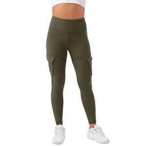 Pantalons de jogging ajustés pour femmes sur mesure Pantalons cargo élastiques de haute qualité pour femmes Pantalon de jogging pour femmes avec 4 poches - Product Image 1