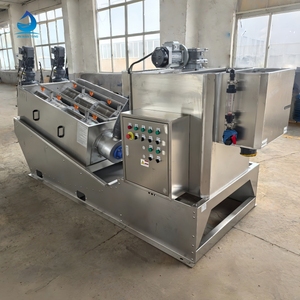 Pressa a Vite Multipla in Acciaio Inox per Disidratazione, Disidratatore di Fanghi a Vite Impilata, Macchinario per Trattamento Acque e Depurazione Fognaria - Product Image 1