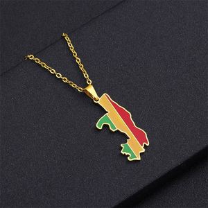 Collar con <span class=keywords><strong>Mapa</strong></span> <span class=keywords><strong>de</strong></span> <span class=keywords><strong>la</strong></span> <span class=keywords><strong>República</strong></span> <span class=keywords><strong>del</strong></span> <span class=keywords><strong>Congo</strong></span> Tryme, Collar con <span class=keywords><strong>Mapa</strong></span> Africano Esmaltado con Bandera Personalizada, Collar con Colgante <span class=keywords><strong>de</strong></span> Acero Inoxidable - Product Image 2