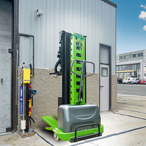 2025 nouveau style 1.5 tonnes gerbeur électrique tout-électrique chariot élévateur Type debout empileur de palettes - Product Image 4