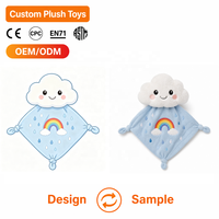 Couverture de sécurité en coton doux de qualité supérieure, garnie de coton PP, design personnalisé, OEM, vente en gros, cadeau promotionnel pour bébés et jouets pour nourrissons