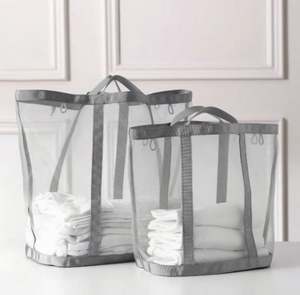 Panier à linge en nylon robuste avec poignées solides, pliable, pour salle de bain - Product Image 5