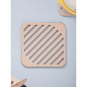 Coperchio quadrato in vetro temperato da 16 cm con supporto per pentole in Silicone per uso alimentare parti di pentole con impugnatura e copertura - Product Image 1