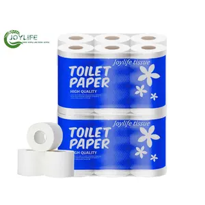 Manufacturer Wholesale Cheap Toilet Tissue Paper Roll Bulk Toilet Paper Roll 100% Virgin Wood Pulp Eco disposable Tissue Paper
