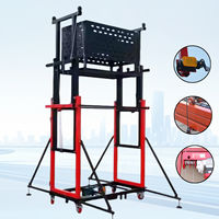 Échafaudage mobile pliable à levage électrique, faible bruit, sans perturbation, pour l'entretien silencieux des ateliers