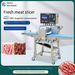 Máquina de corte de bloque de carne congelada de escritorio cocida automática eléctrica comercial, sierra de hueso en cubitos cuadrados de mesa, cortador de carne de res - Product Image 2