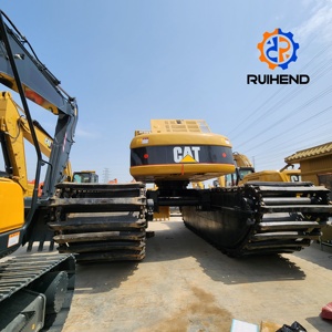 Escavatore Anfibio Usato Caterpillar CAT 320CL 320 ad Alte Prestazioni con Braccio Esteso da 18m per Palude, Mezzo Pesante - Product Image 6