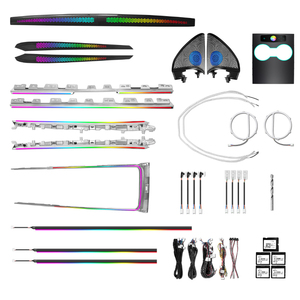 แถบไฟประดับตกแต่งภายในรถซิมโฟนี LED สำหรับเทสลาโมเดล2021-2022 - Product Image 1