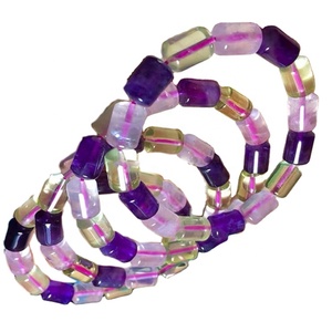 Di alta Qualità Ametista Citrino Perle di <span class=keywords><strong>Quarzo</strong></span> <span class=keywords><strong>Rosa</strong></span> Braccialetto Ametista Braccialetti di Perline - Product Image 2