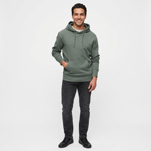 Sweat-shirt à capuche pour homme en polaire respirant à manches longues, design unique, couleur unie, vêtements d'hiver pour homme - Product Image 1