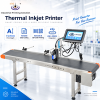 Imprimante TIJ industrielle IPS-9610 avec tête d'impression unique et écran tactile pour l'impression de texte et de numéros